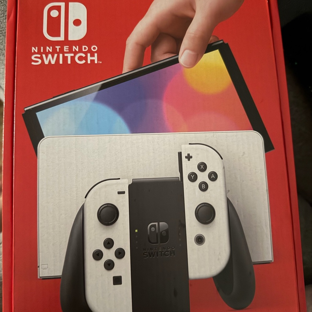 Nintendo Switch OLED Console - Black and White